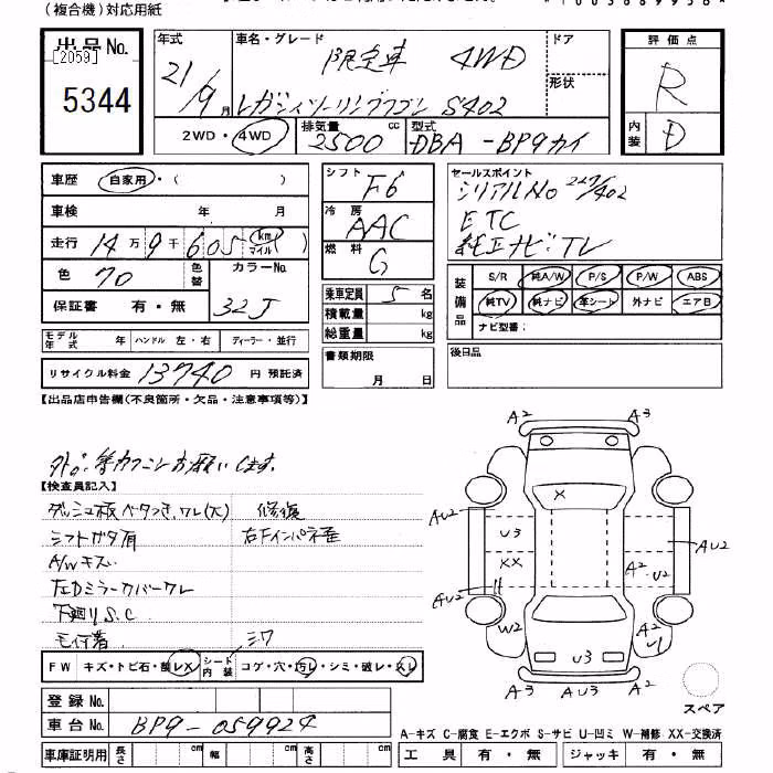 SUBARU LEGACY