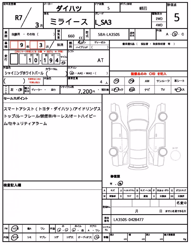 DAIHATSU MIRA E:S