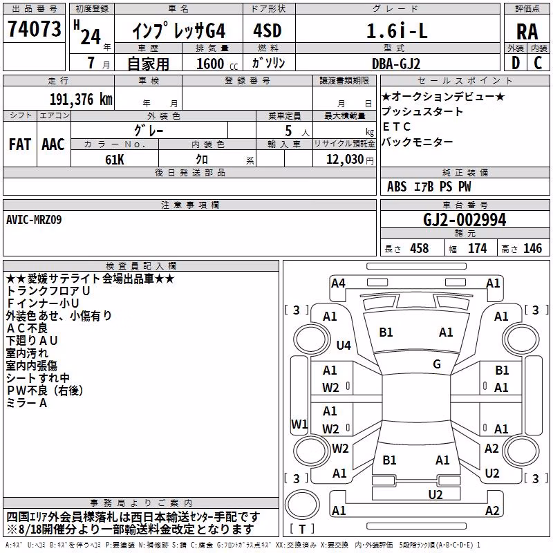 SUBARU IMPREZA