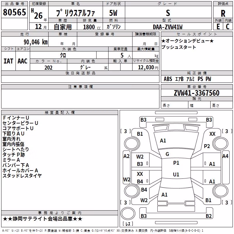 TOYOTA PRIUS ALPHA
