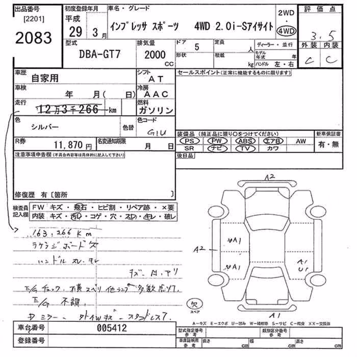 SUBARU XV