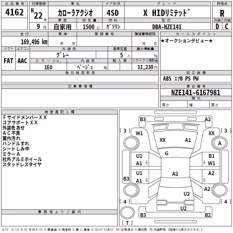 TOYOTA COROLLA AXIO