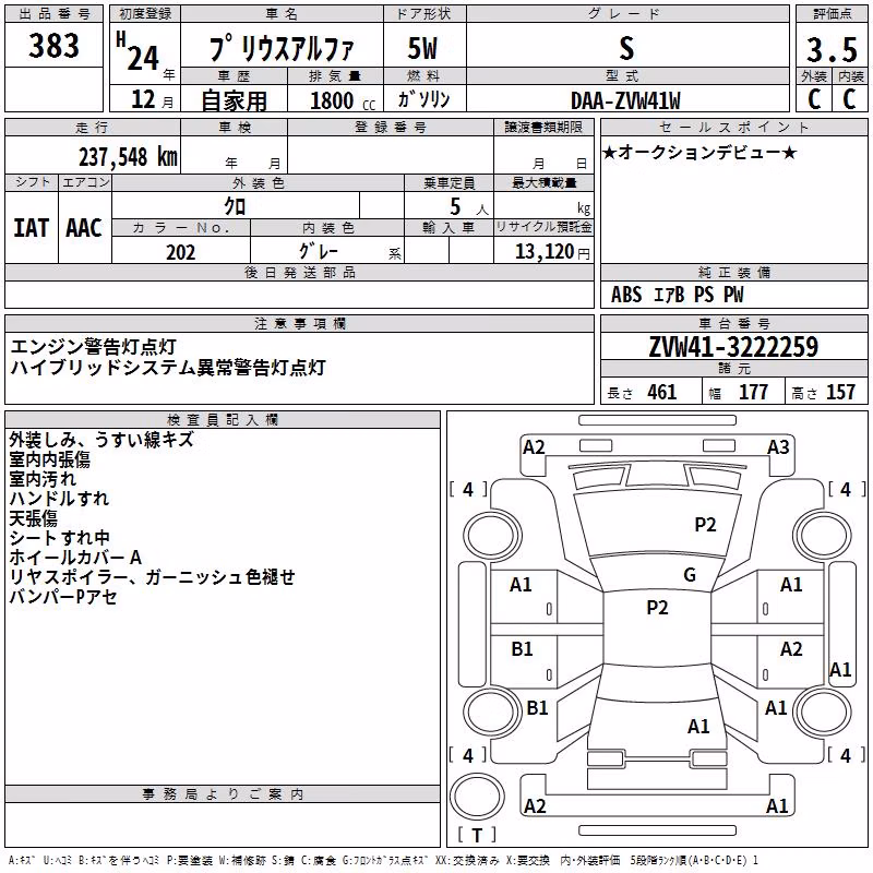 TOYOTA PRIUS ALPHA