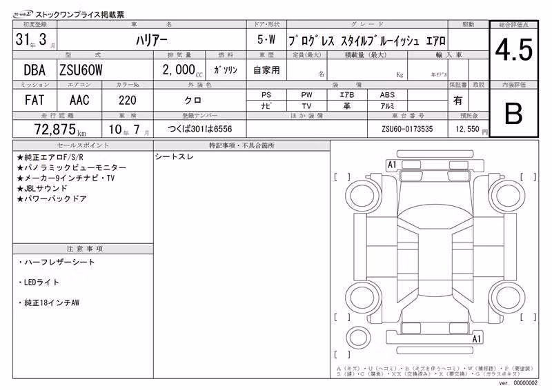 TOYOTA HARRIER