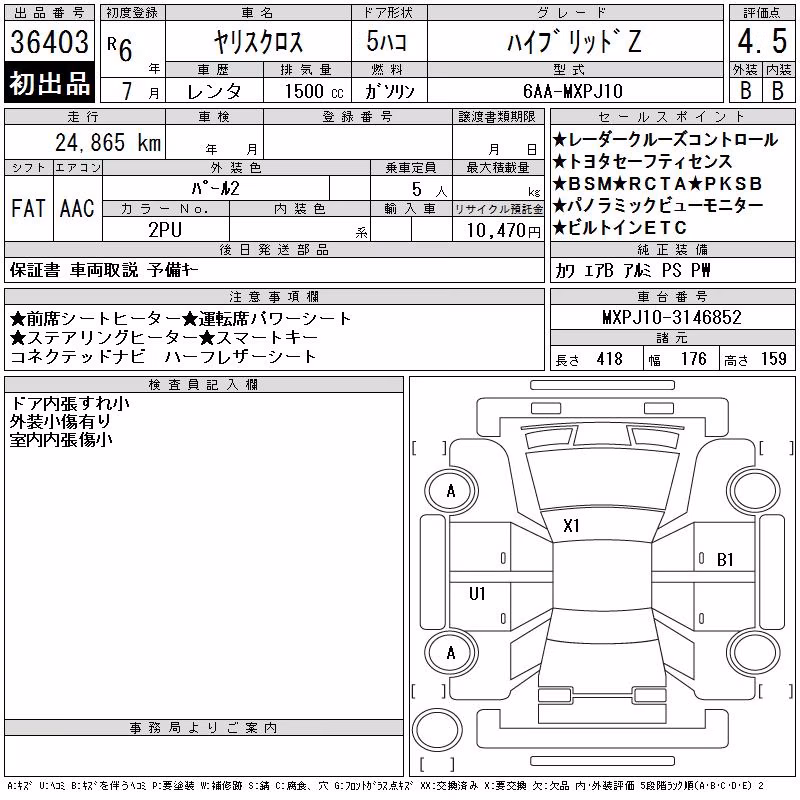 TOYOTA YARIS CROSS
