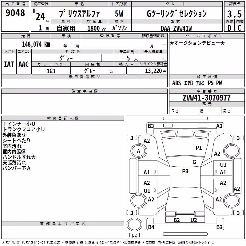 TOYOTA PRIUS ALPHA
