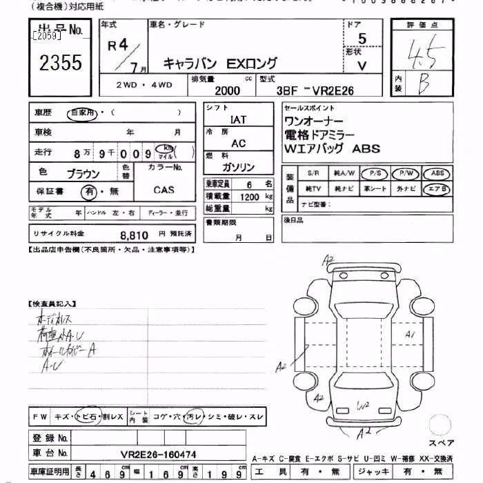 NISSAN CARAVAN