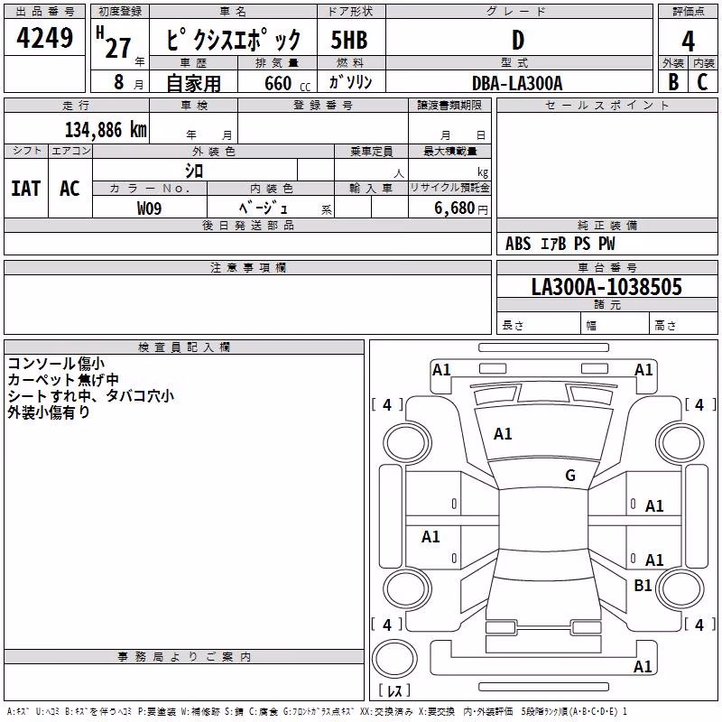 TOYOTA PIXIS EPOCH