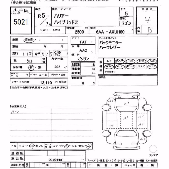 TOYOTA HARRIER