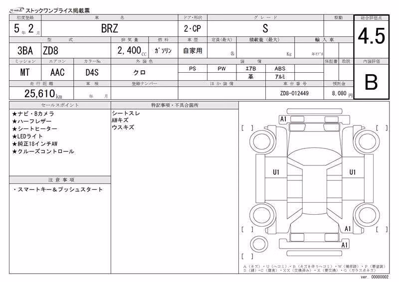 SUBARU BRZ
