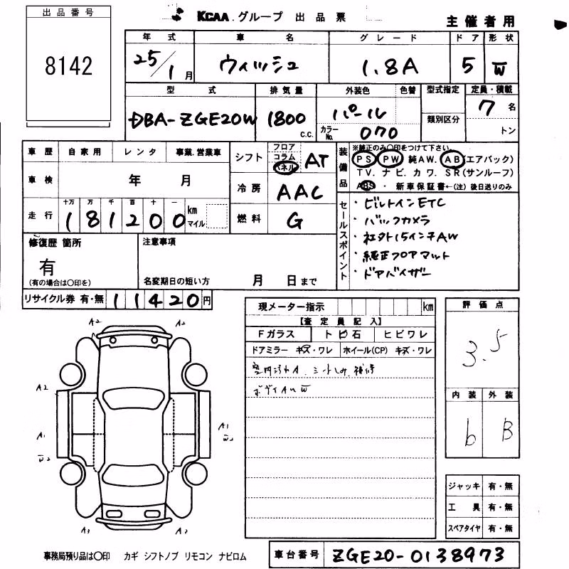 TOYOTA WISH