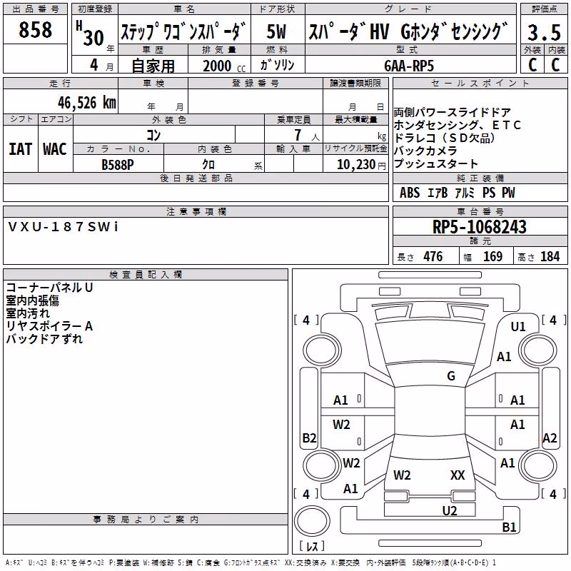 HONDA STEPWGN