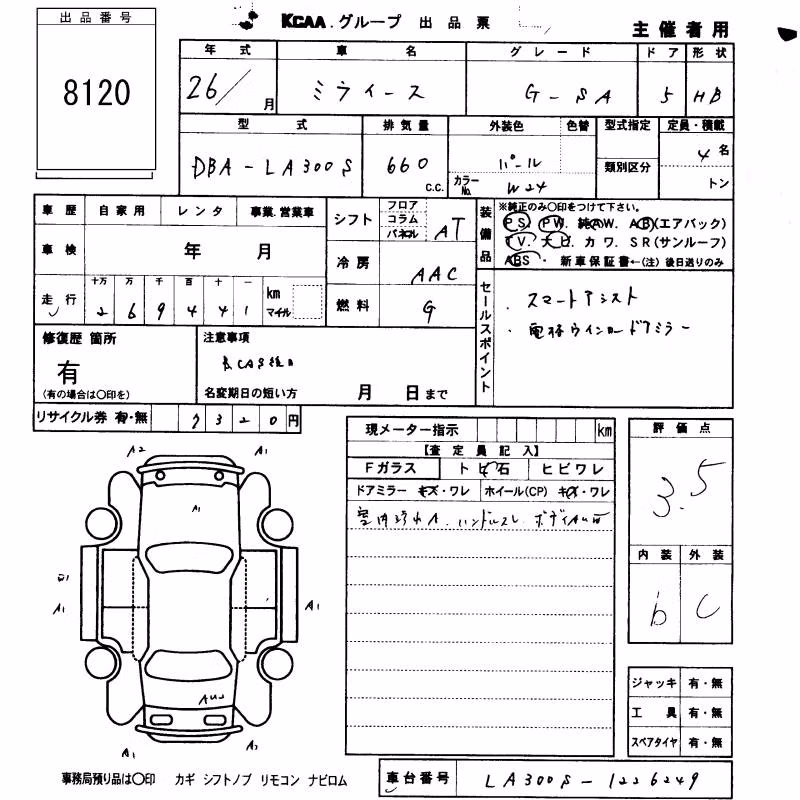 DAIHATSU MIRA E:S
