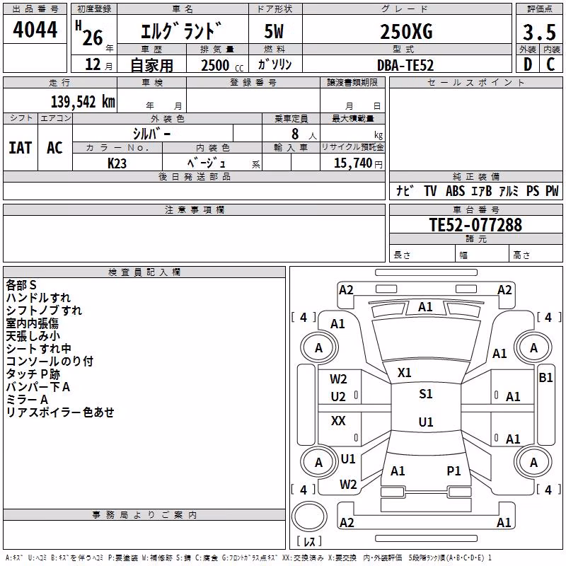 NISSAN ELGRAND