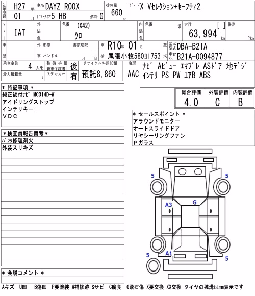 NISSAN DAYZ ROOX