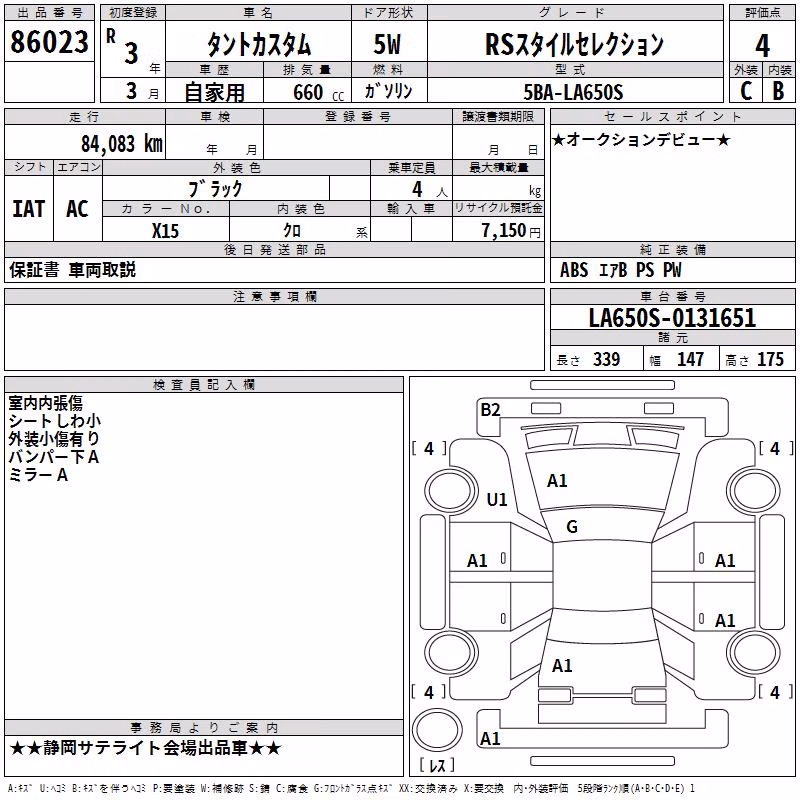DAIHATSU TANTO