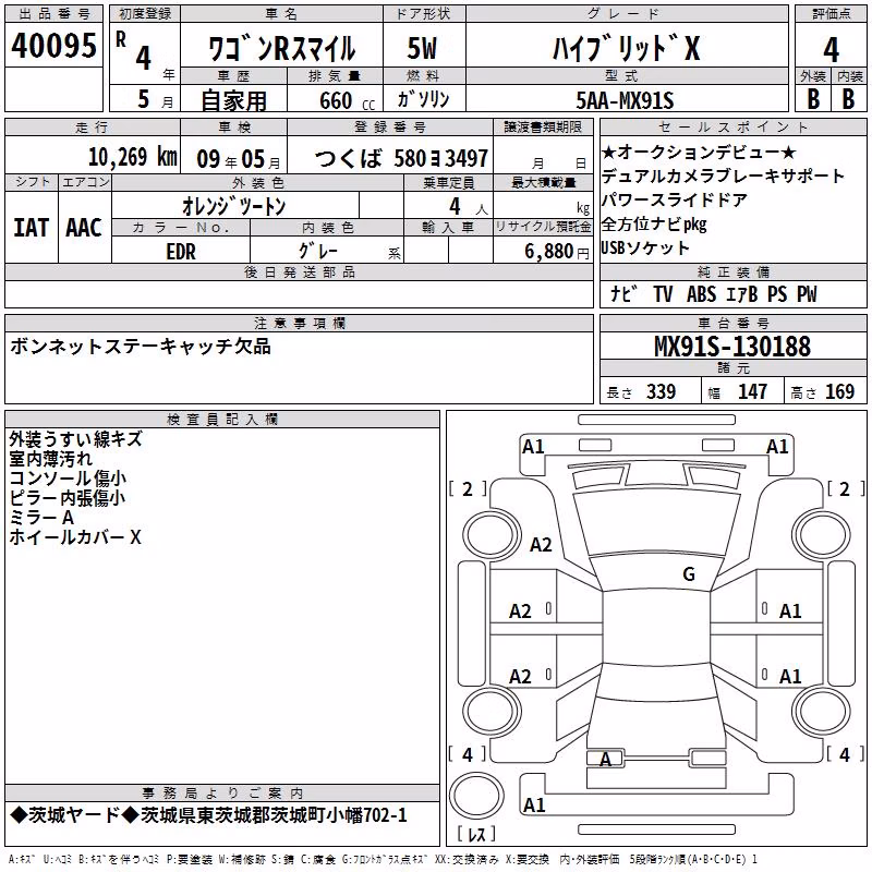 SUZUKI WAGON R SMILE