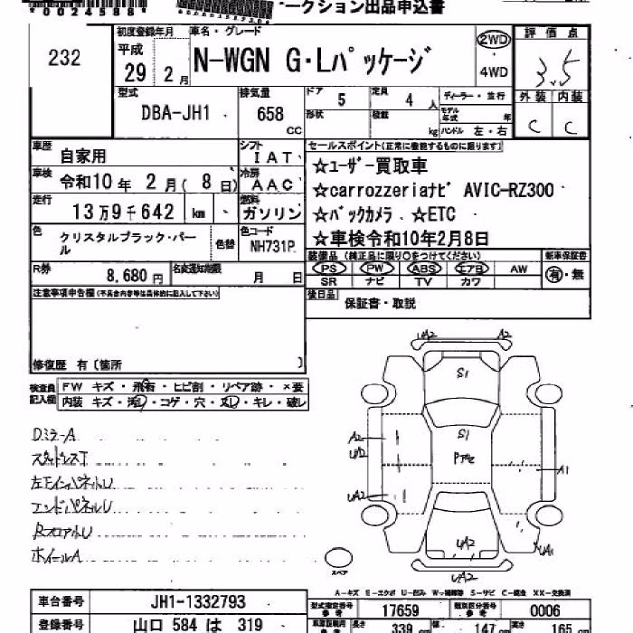 HONDA N-WGN