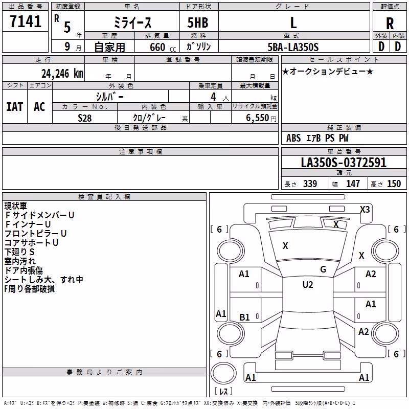 DAIHATSU MIRA E:S