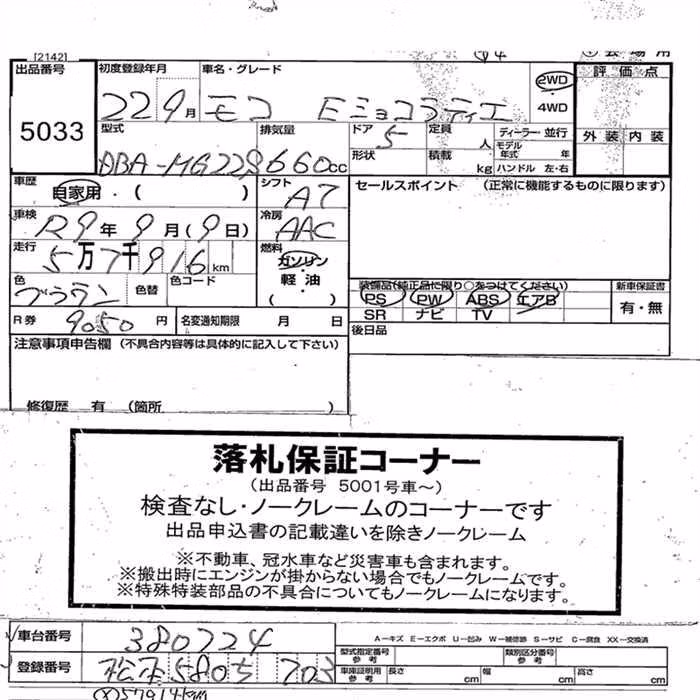 NISSAN MOCO
