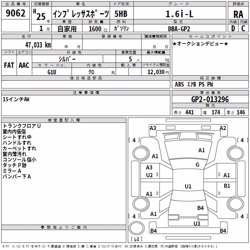 SUBARU IMPREZA