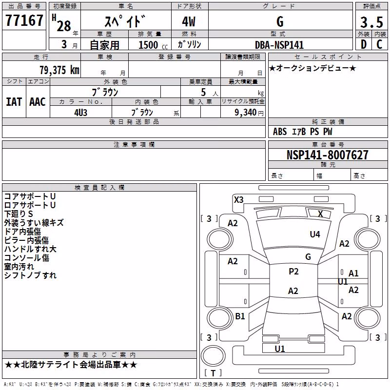 TOYOTA SPADE