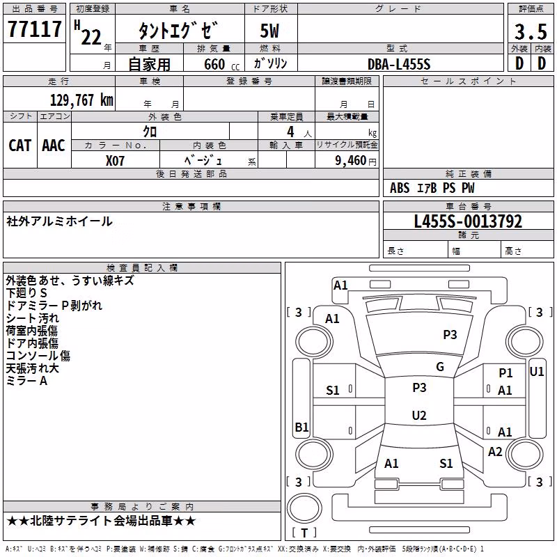 DAIHATSU TANTO EXE
