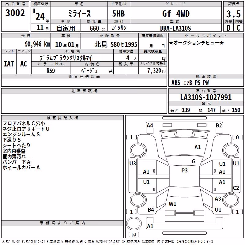 DAIHATSU MIRA E:S