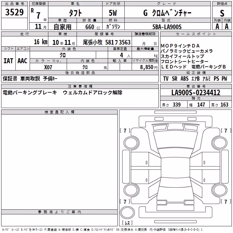 DAIHATSU TAFT