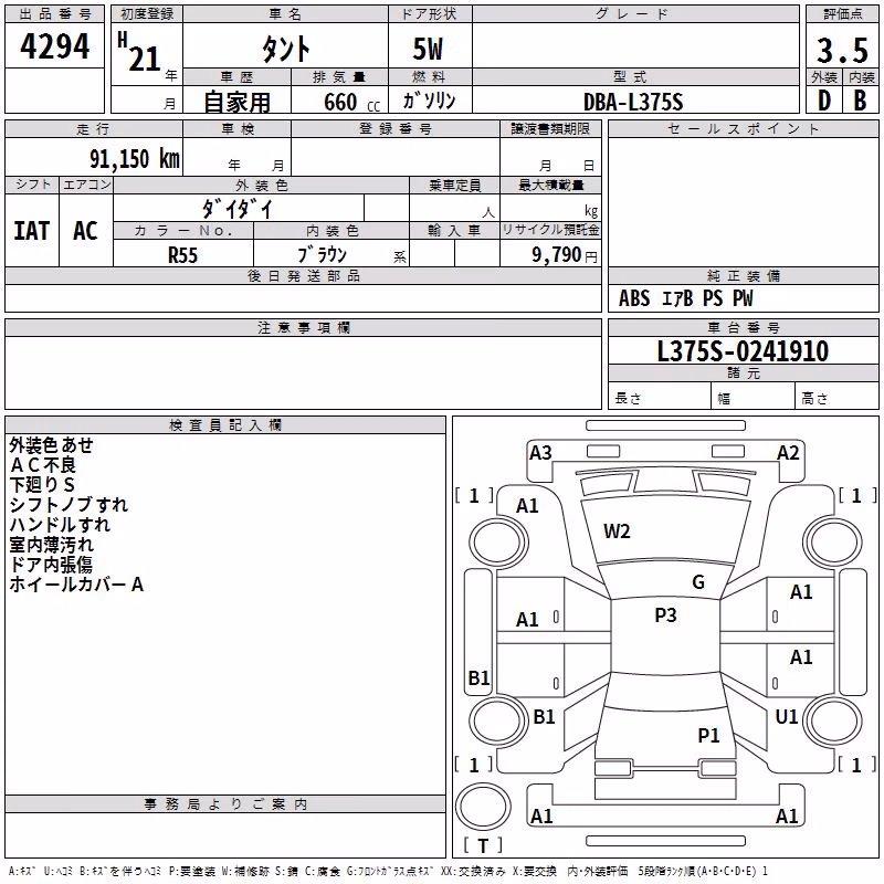 DAIHATSU TANTO
