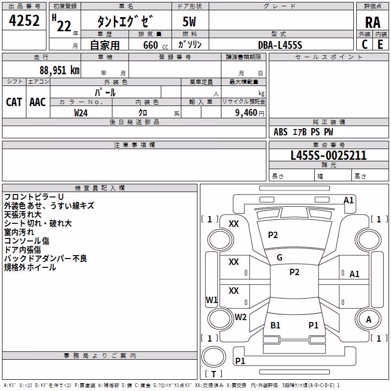 DAIHATSU TANTO EXE
