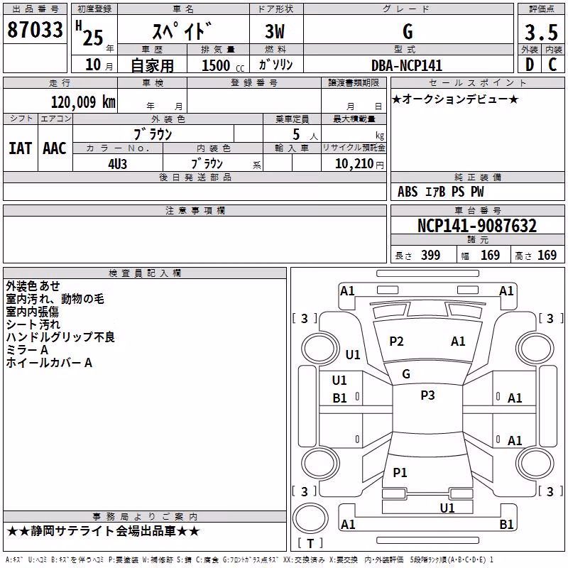 TOYOTA SPADE