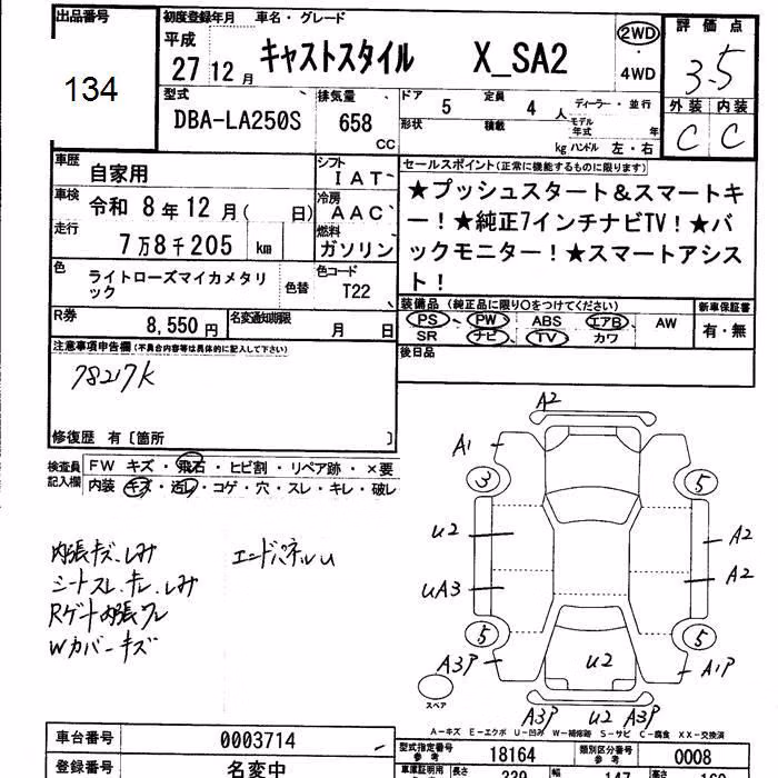 DAIHATSU CAST