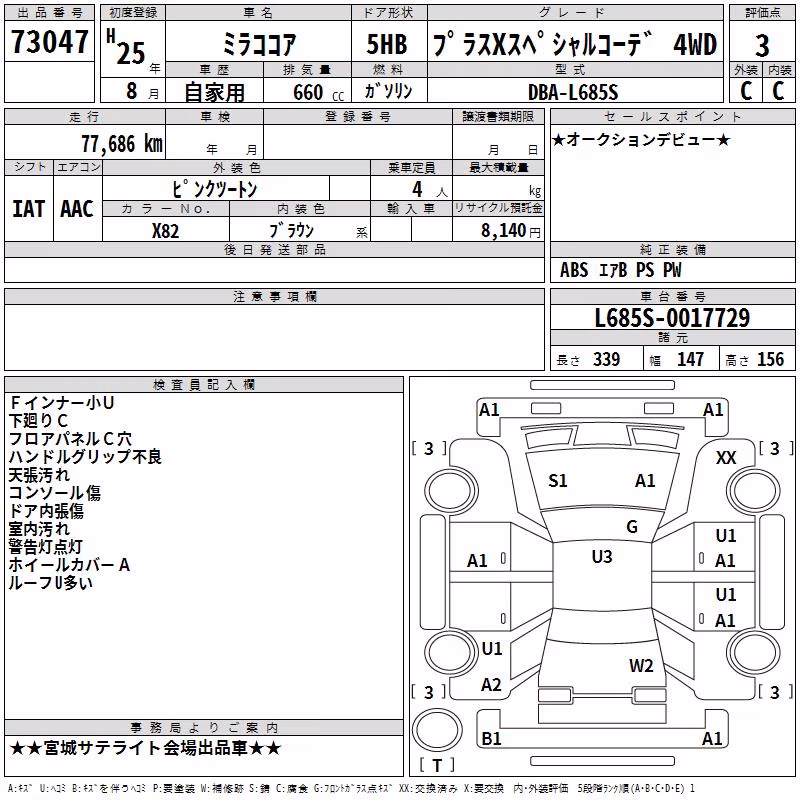 DAIHATSU MIRA COCOA