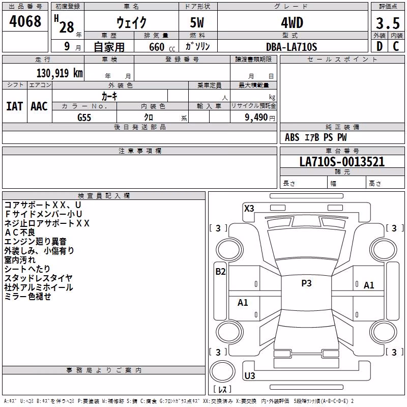 DAIHATSU WAKE