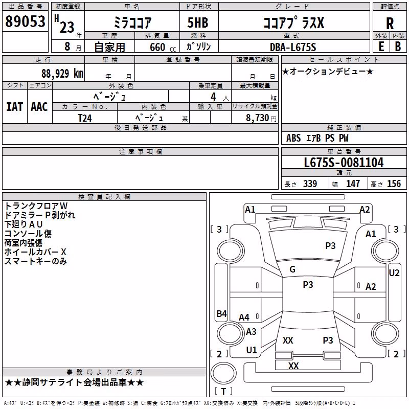 DAIHATSU MIRA COCOA