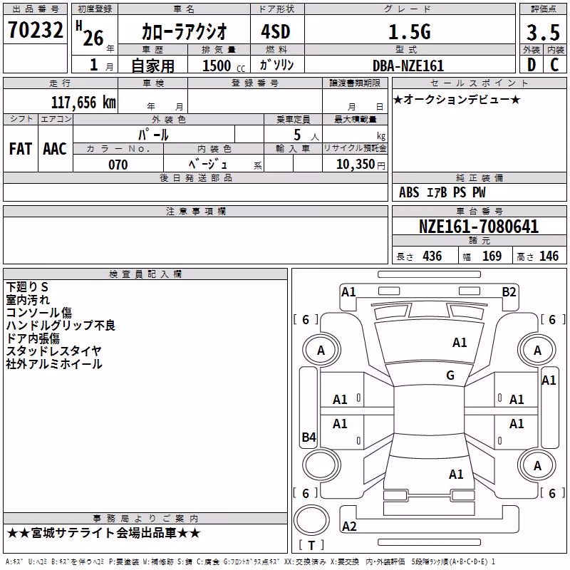 TOYOTA COROLLA AXIO