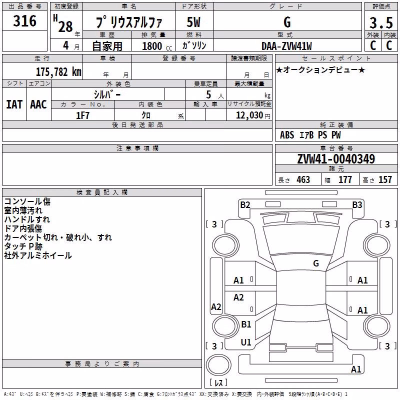 TOYOTA PRIUS ALPHA