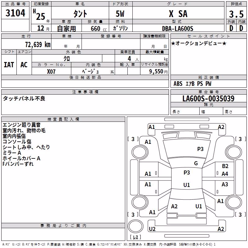 DAIHATSU TANTO