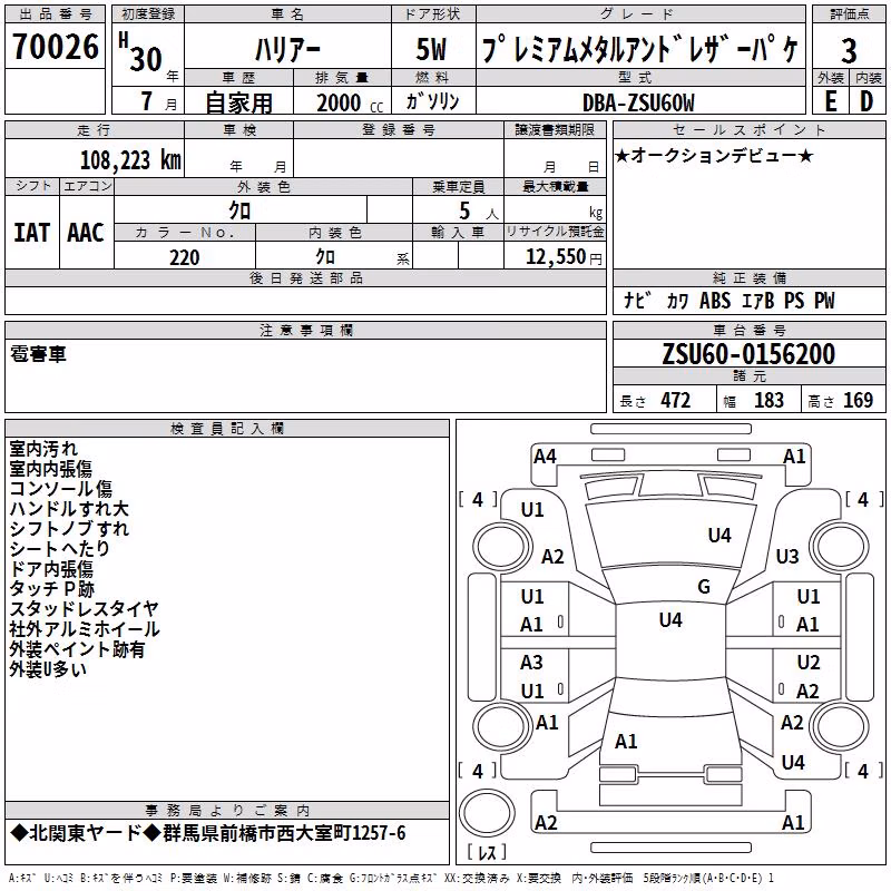 TOYOTA HARRIER