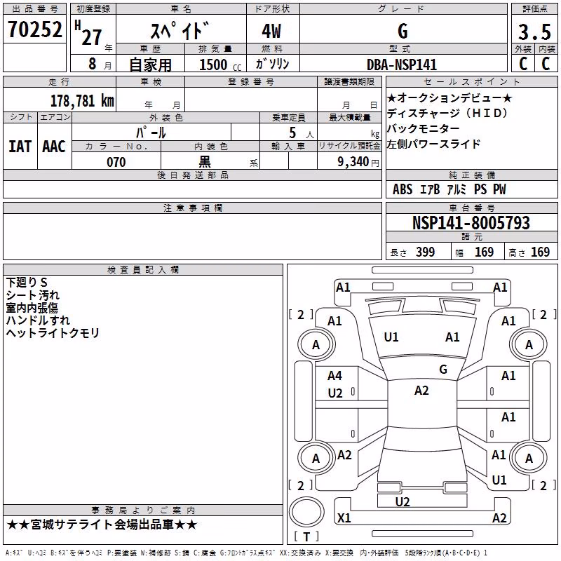 TOYOTA SPADE