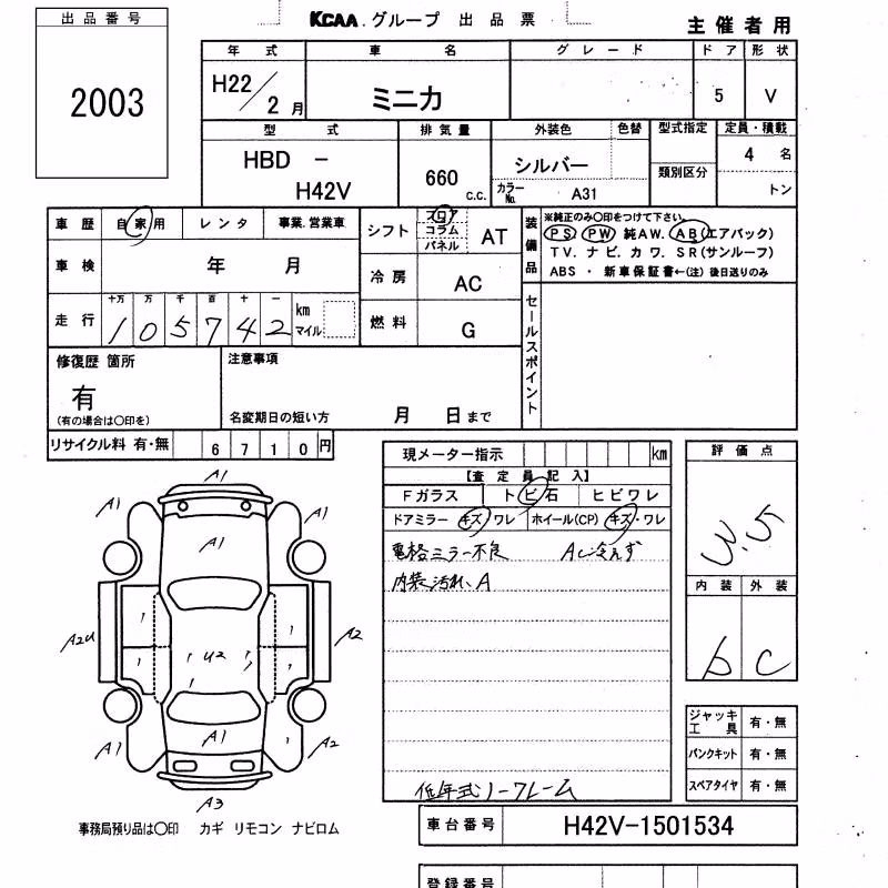 MITSUBISHI MINICA