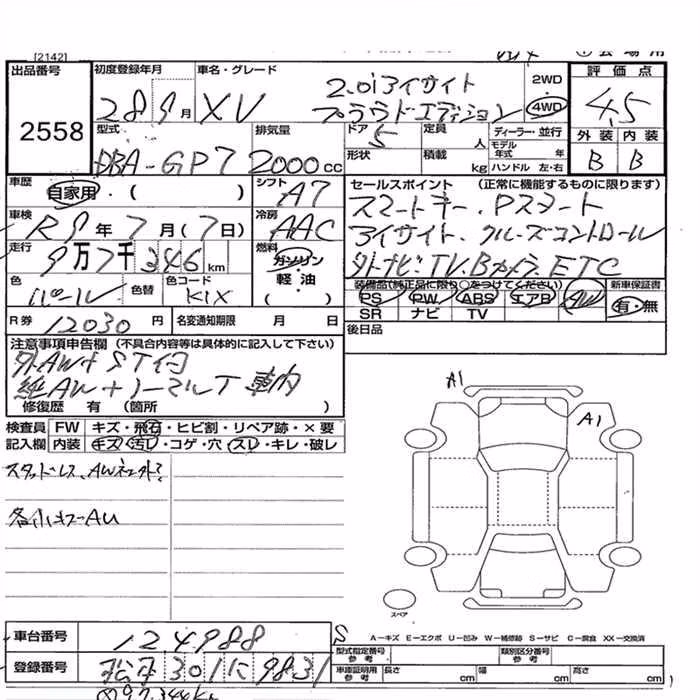 SUBARU XV