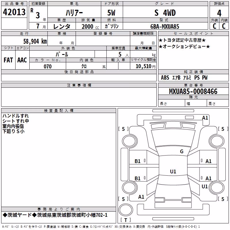 TOYOTA HARRIER