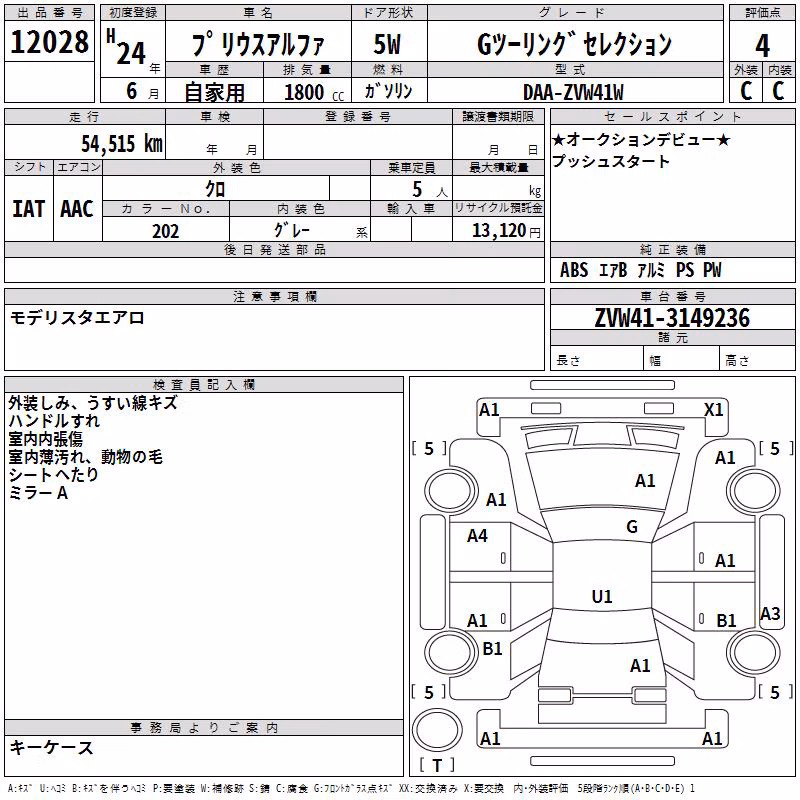 TOYOTA PRIUS ALPHA