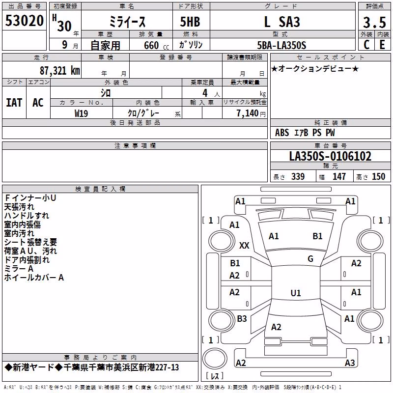 DAIHATSU MIRA E:S