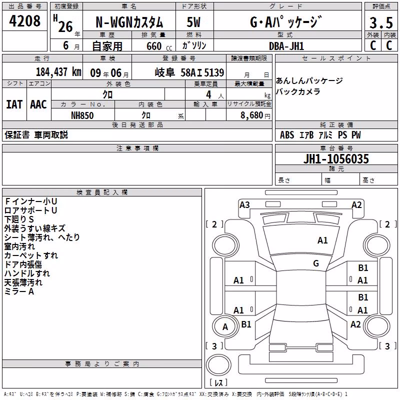 HONDA N-WGN