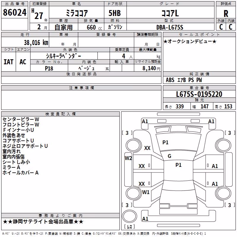 DAIHATSU MIRA COCOA
