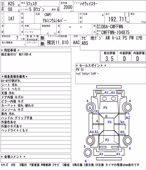 NISSAN LAFESTA
