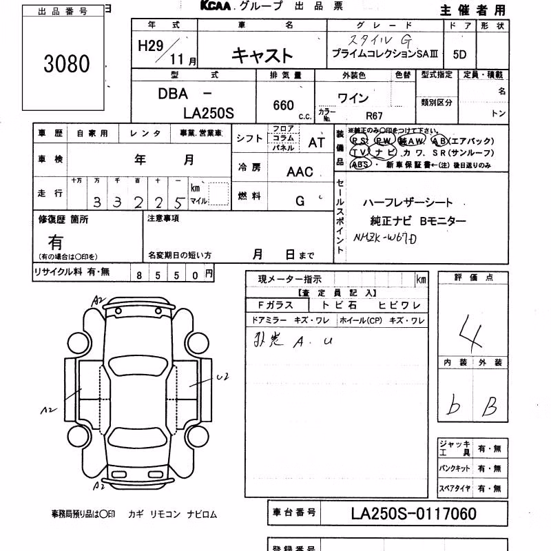 DAIHATSU CAST